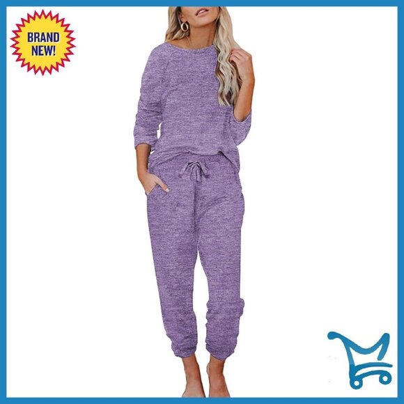 Other - Soft Long Sleeve Pajama Set with Pockets Joggers Loungewear
